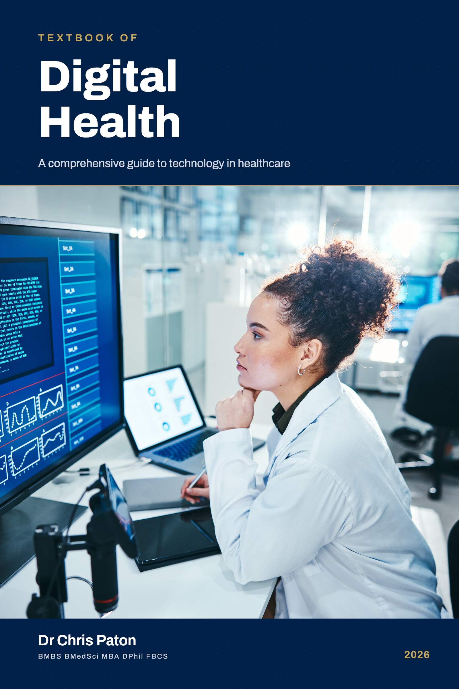Cover of the Textbook of Digital Health by Dr Chris Paton